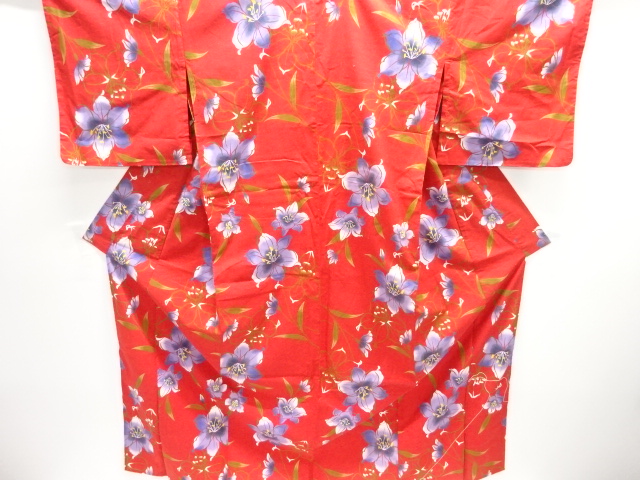 花模様浴衣